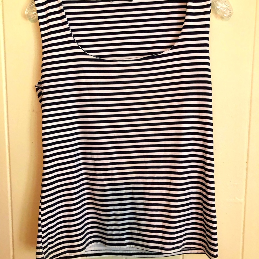 Stripe stretch top